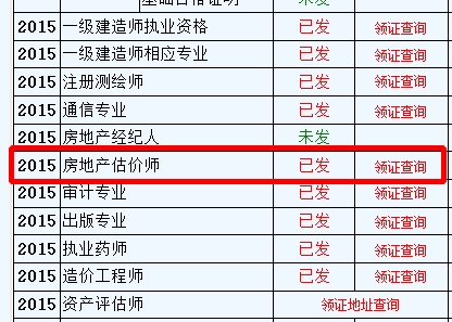房估證書領取通知